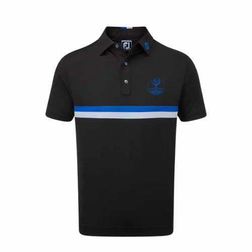 Mens Double Chest Band Golf Shirt